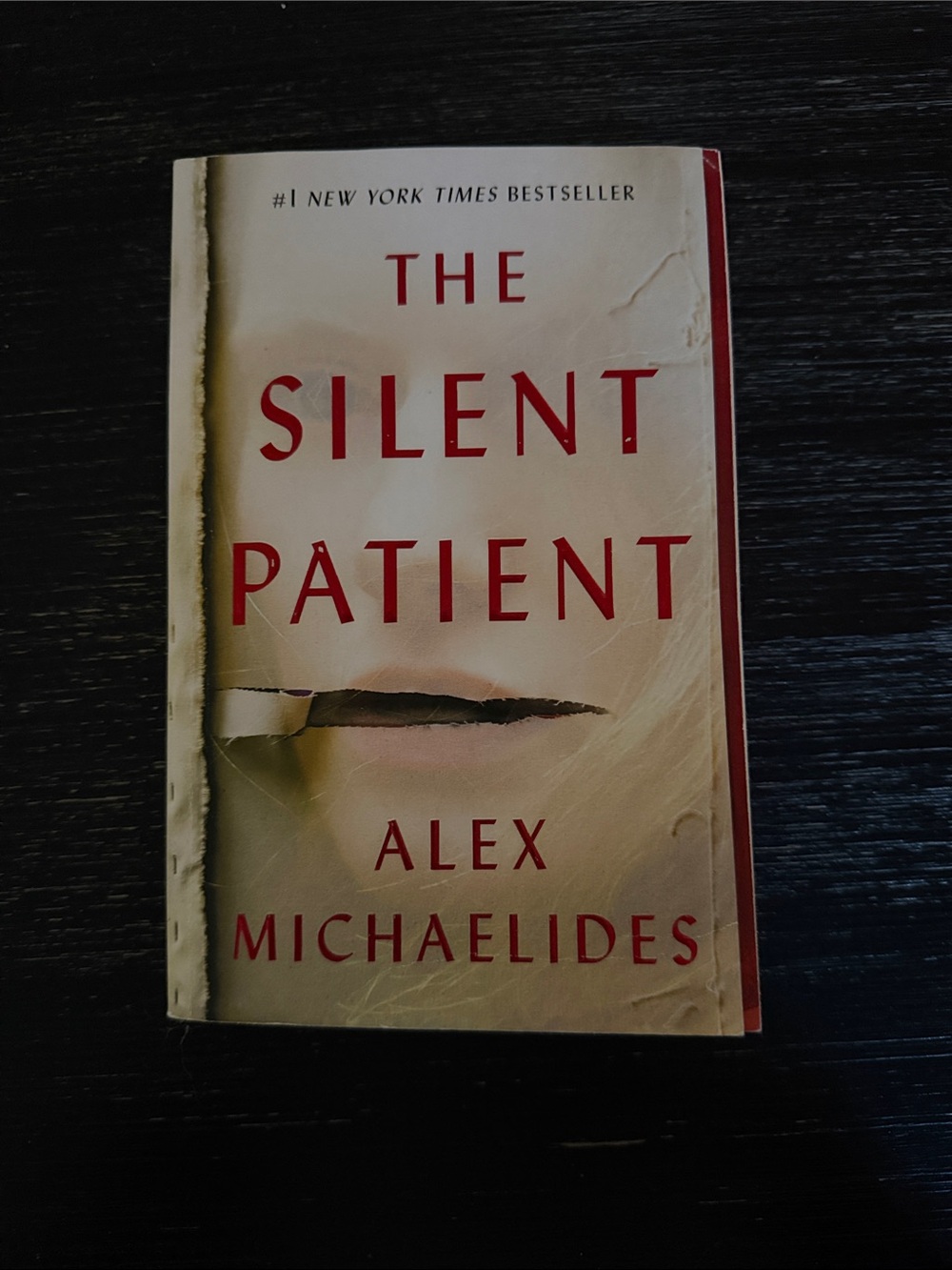 The Silent Patient by Alex Michaelides — Red & Cream Paperback